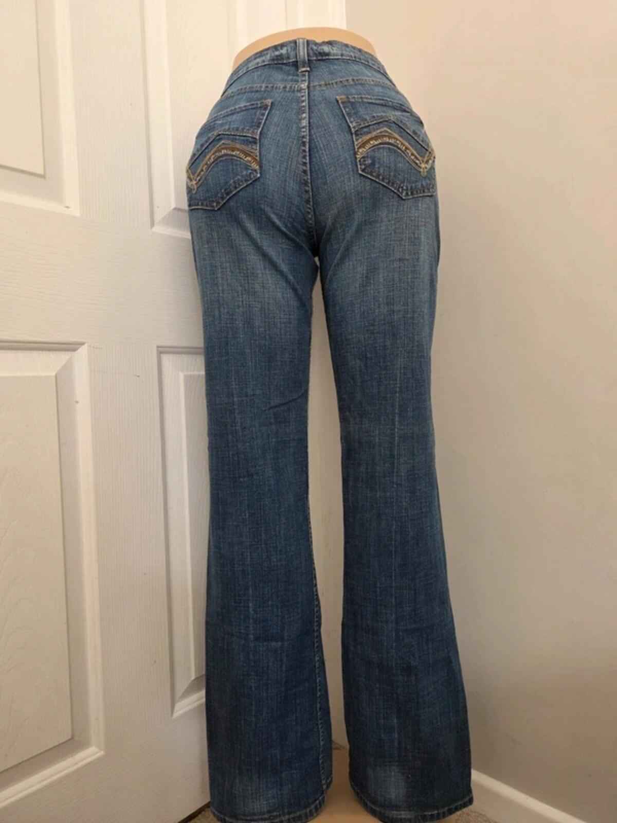 Lee Mid Rise Bootcut Vintage Y2K Jeans UK Size 12