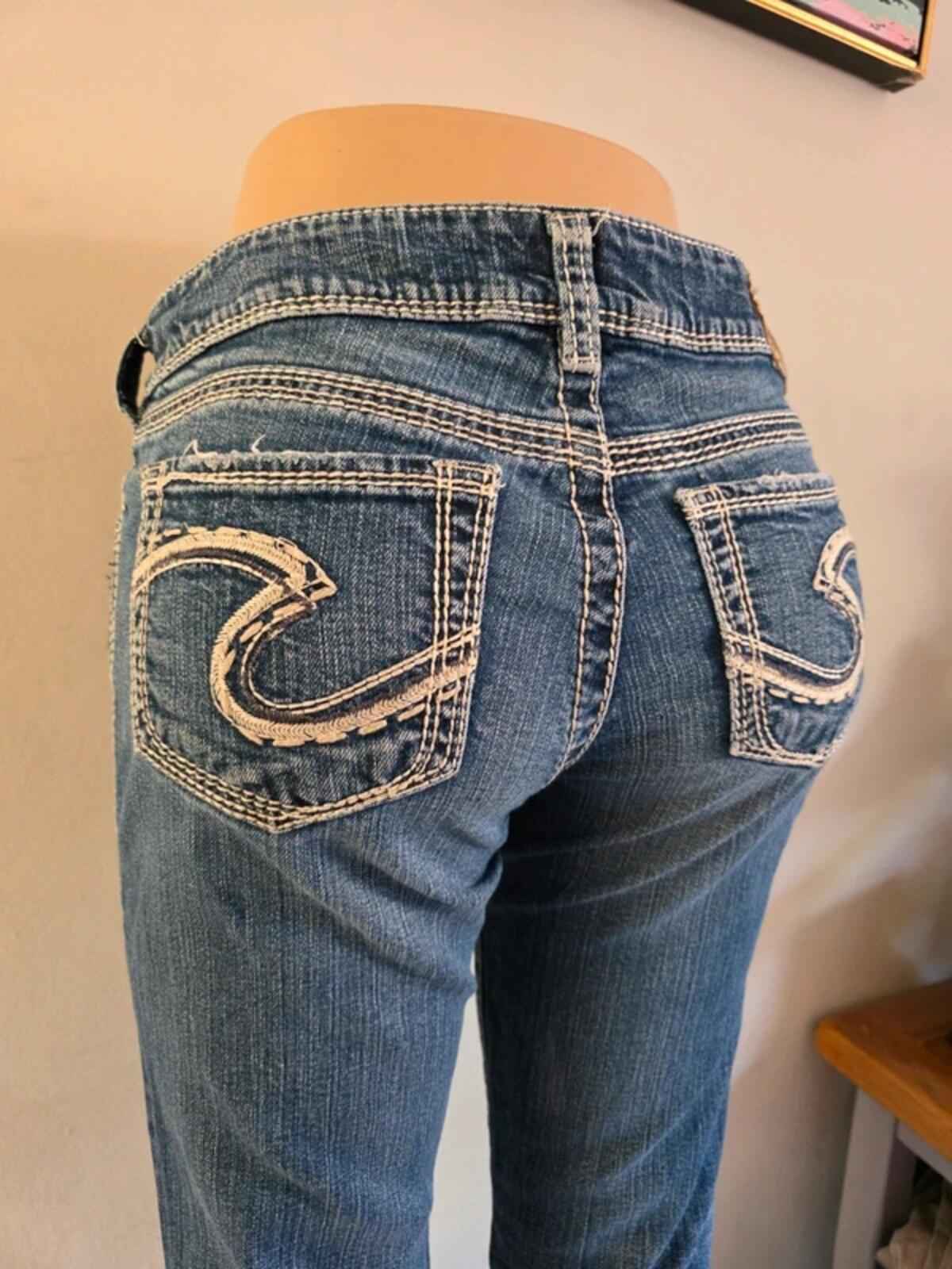 Silver Jeans Mid Rise Bootcut UK Size 12