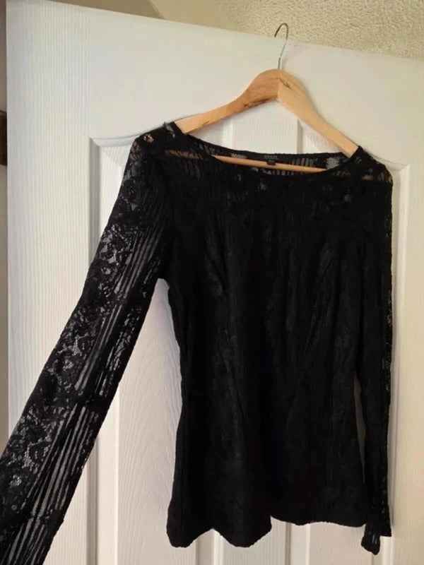 Vintage Y2K Guess Mid Rise Lace Top UK Size 12