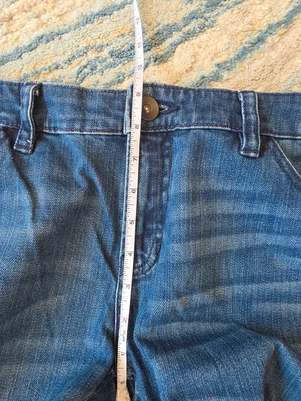 ANA Modern Fit Mid Rise Loose Straight Vintage Y2K Jeans UK Size 14 Tall