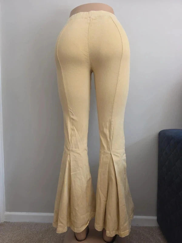 Molly Green Vintage Y2K Mid Rise Flared Pants UK Size 6/8