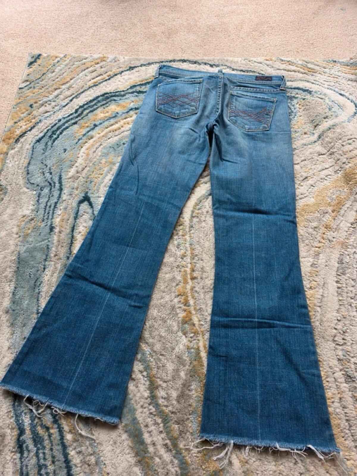 Citizens of Humanity Low Rise Flared Vintage Y2K Jeans UK Size 4/6 petite