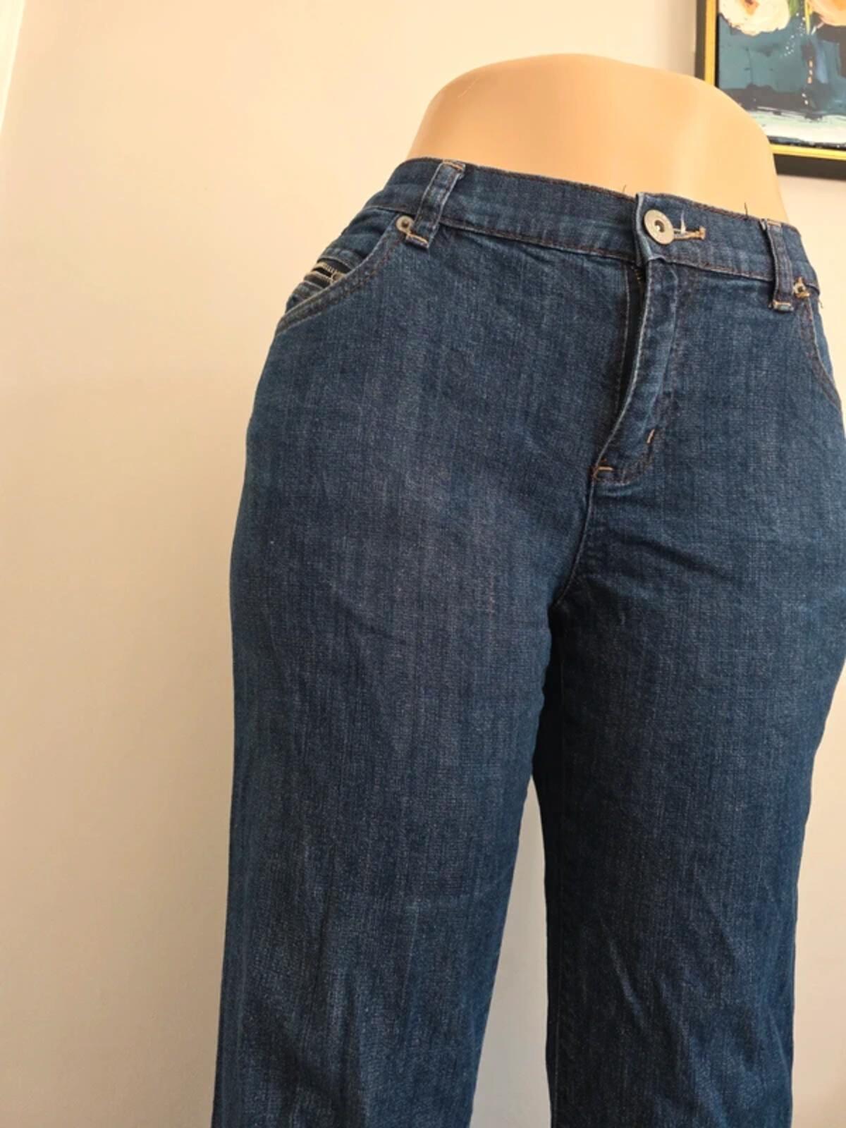 Liz & Co Mid Rise Relaxed Bootcut Vintage Y2K Jeans UK Size 14/16