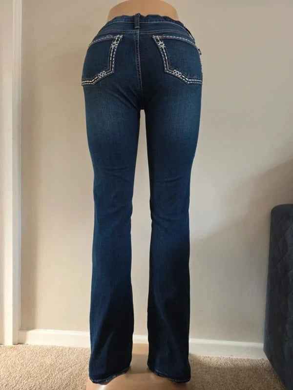 Rock & Republic Low Rise Bootcut Vintage Y2K Jeans UK Size 6