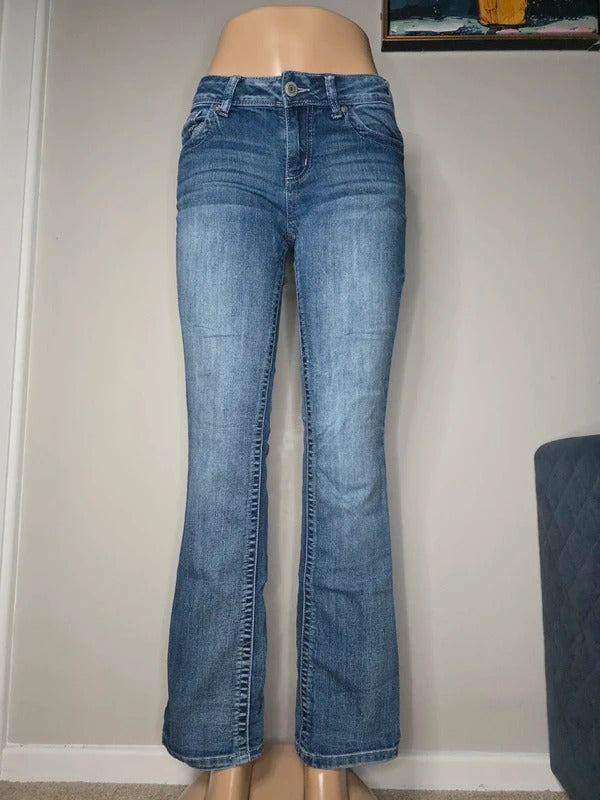 Maurices Low Rise Bootcut Vintage Y2K Jeans UK Size 8/10