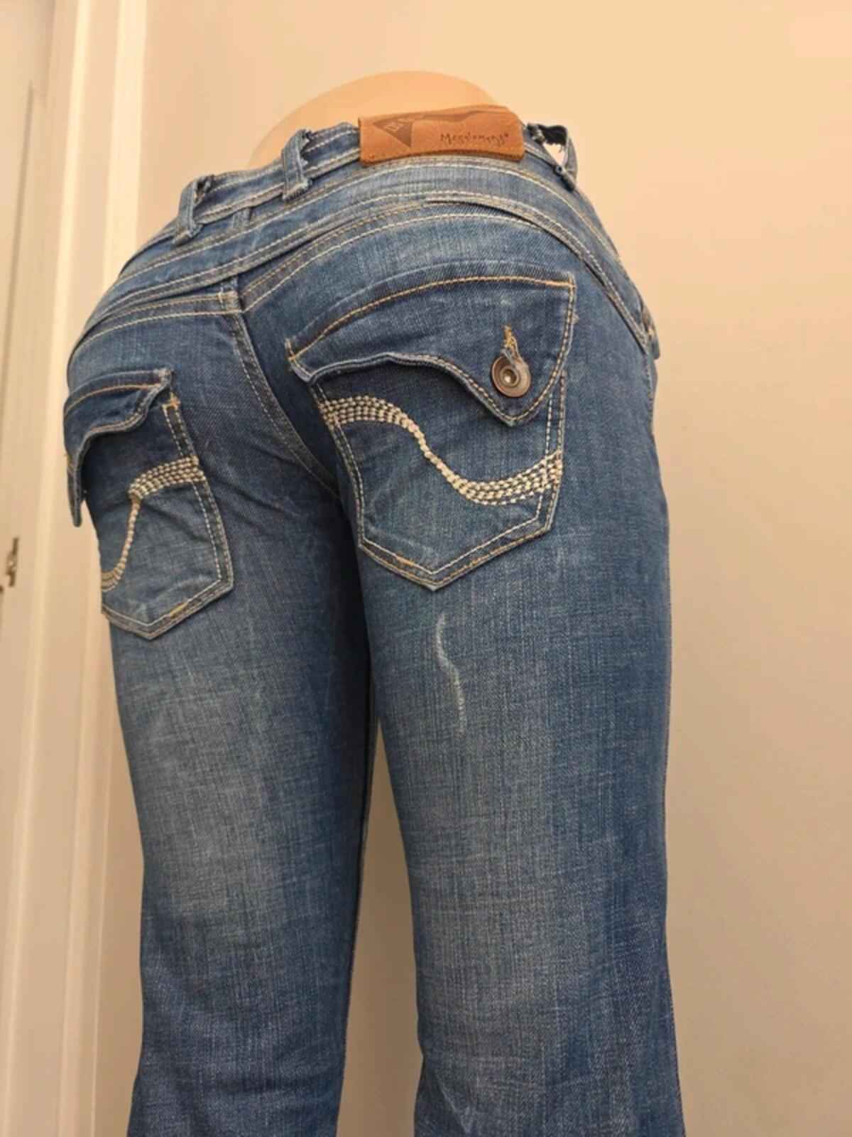 MGL Low Rise Straight Vintage Y2K Jeans UK Size 6