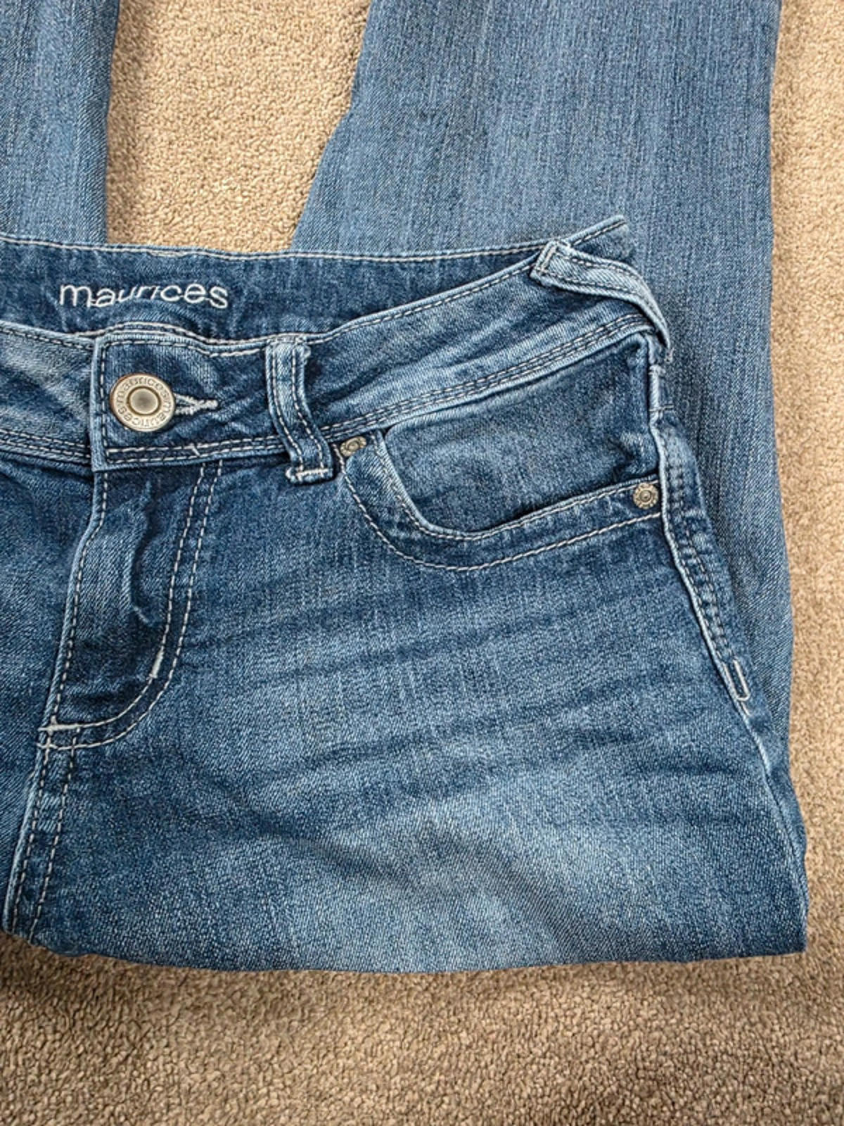 Vintage Y2K Maurices Low Rise Bootcut Jeans UK Size 10