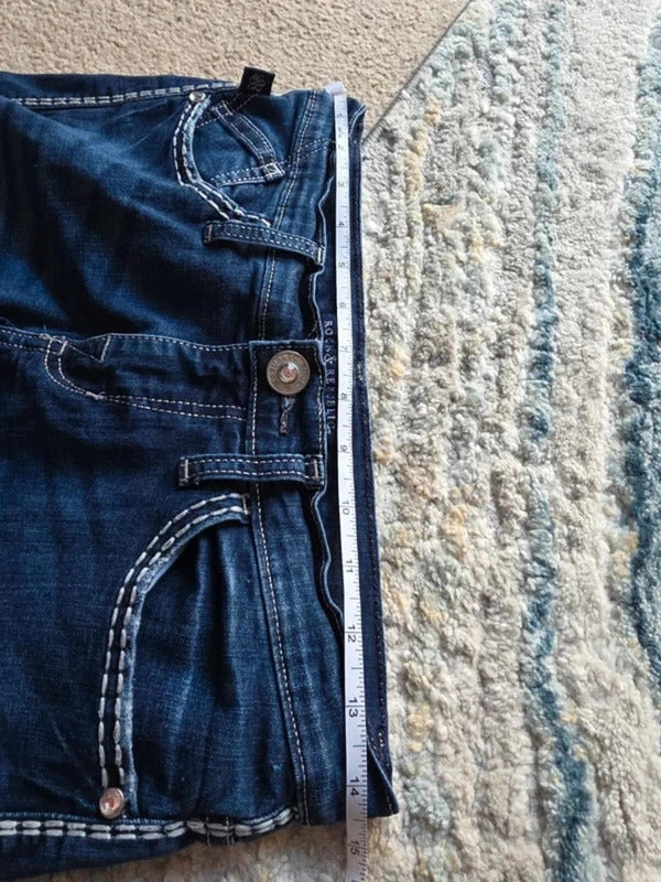 Rock & Republic Low Rise Bootcut Vintage Y2K Jeans UK Size 6