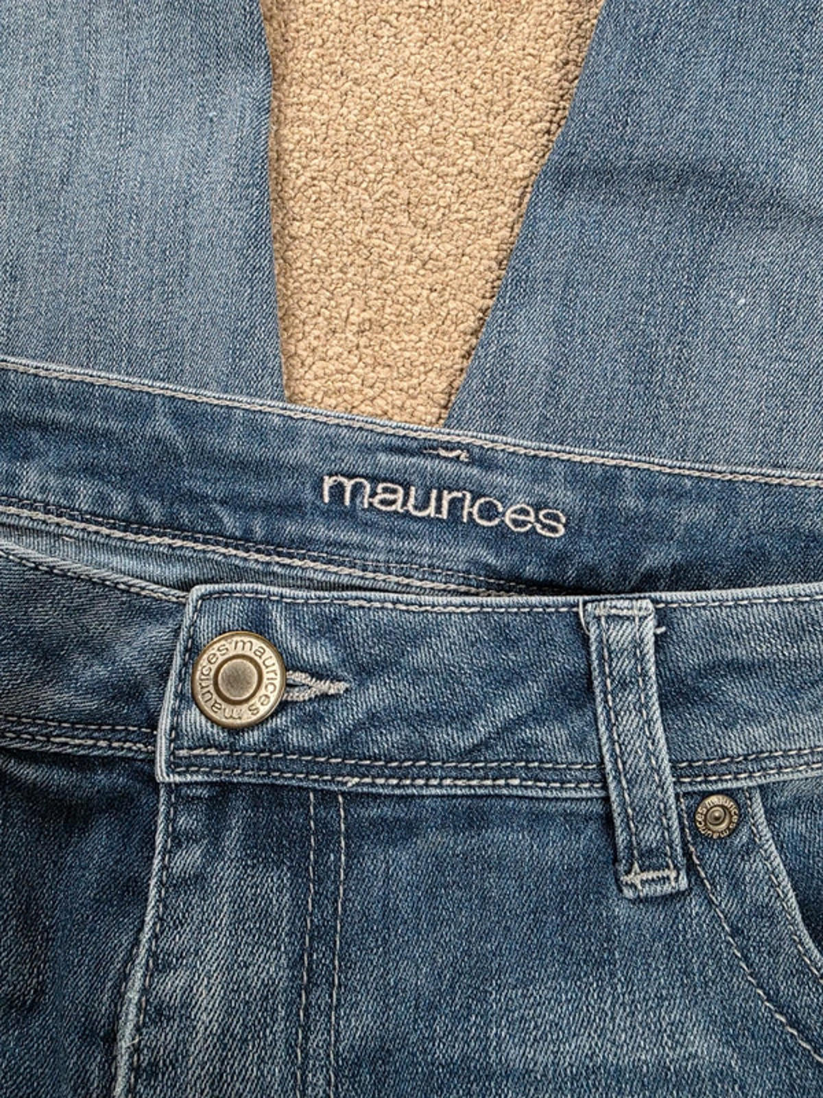 Y2K Maurices Mid Rise Bootcut Jeans UK Size 16 Short