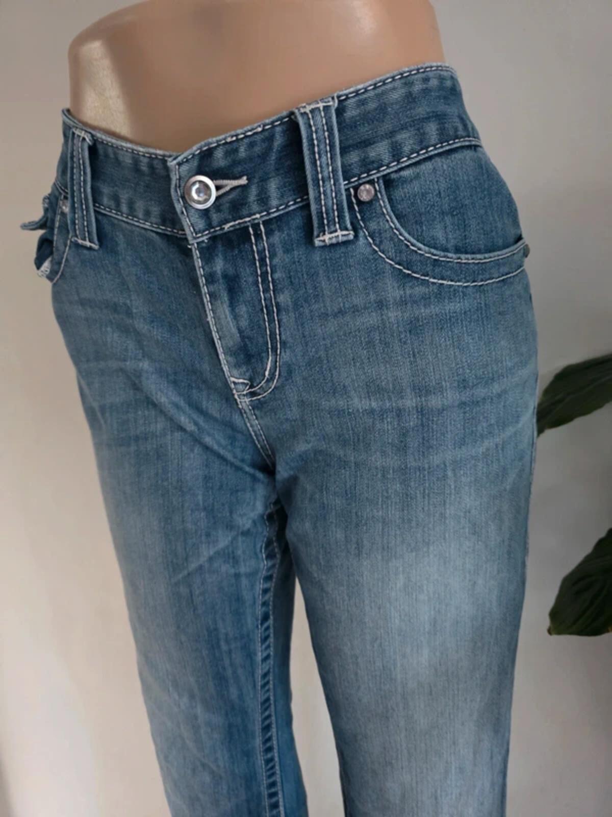 Vintage Y2K INC Mid Rise Bootcut Jeans UK Size 14 Tall