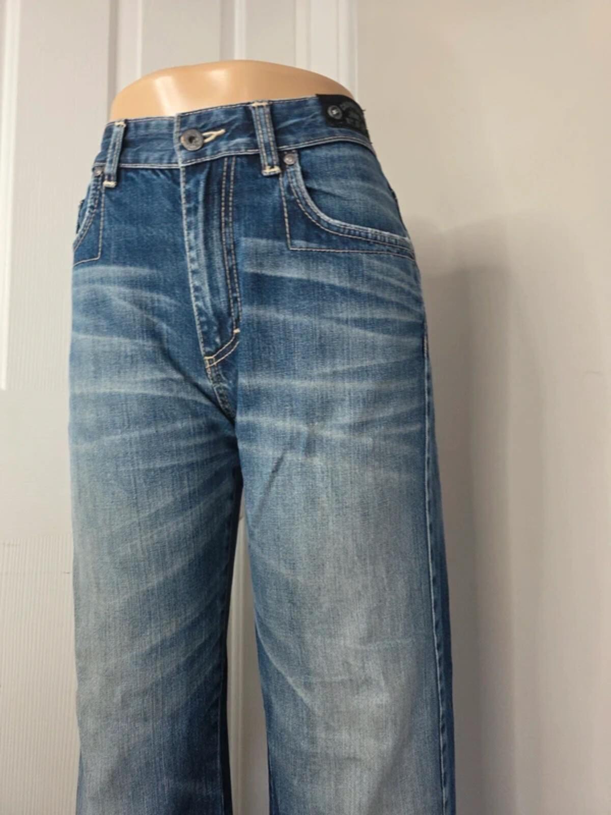 Calvin Klein Mid Rise Relaxed Wide Leg Jeans UK Size 10 Petite