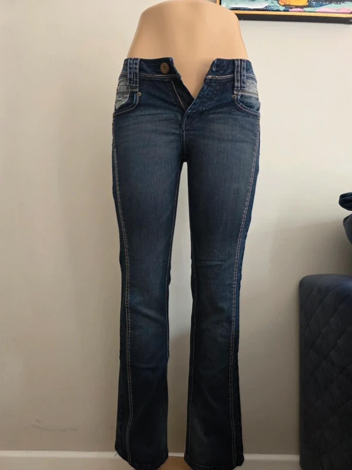 Vintage Y2K Toysair Too Mid Rise Slim Bootcut Jeans UK Size 4/6