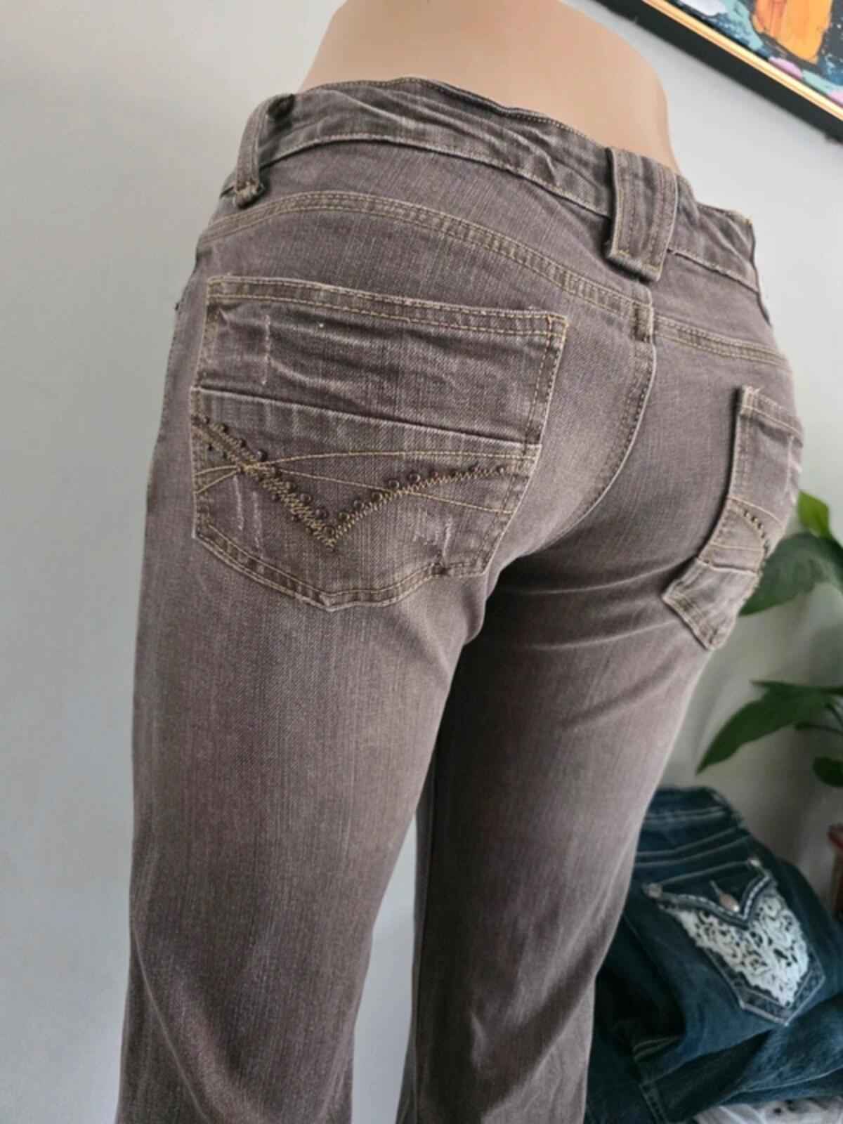 Vintage Y2K Cache Cache Low Rise Bootcut Jeans UK Size 10