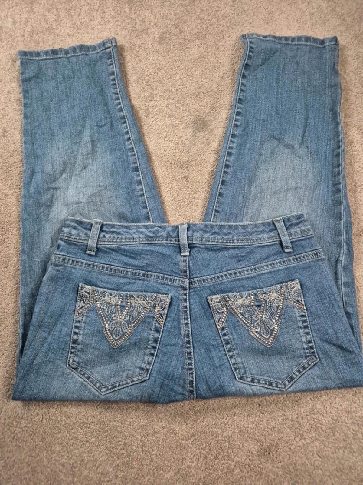 Vintage Y2K Style & Co Denim Mid Rise Capri Jeans – UK 8 (23| inseam) |