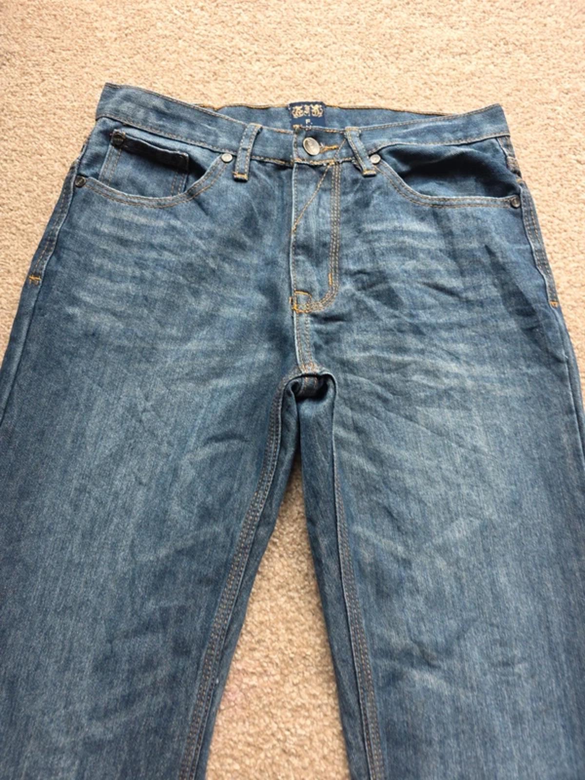 Vintage Y2K Fusai Mid Rise Slim Straight Jeans UK Size 10 Petite