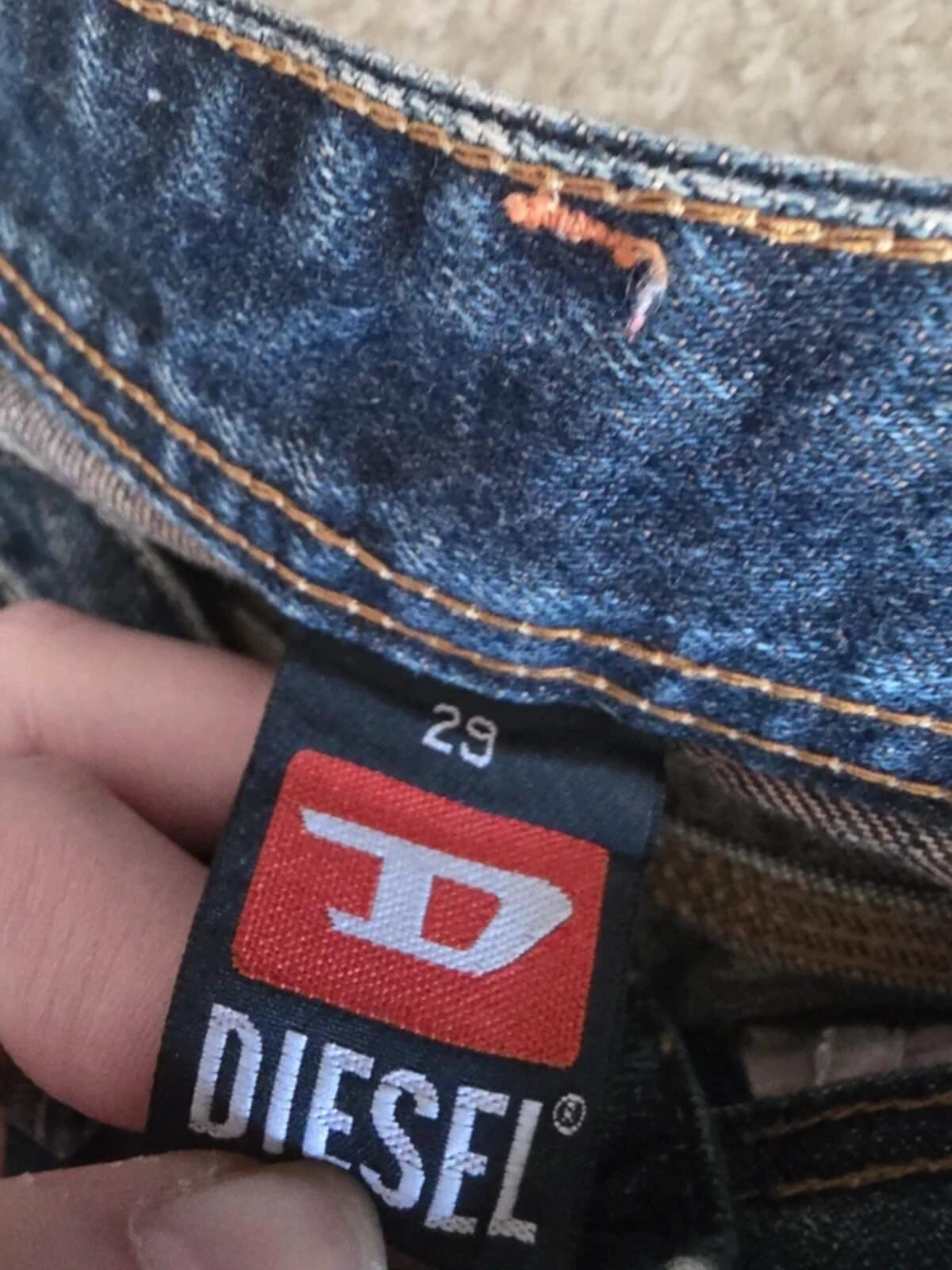 Diesel Mid Rise Baggy Vintage Y2K Jeans UK Size 8