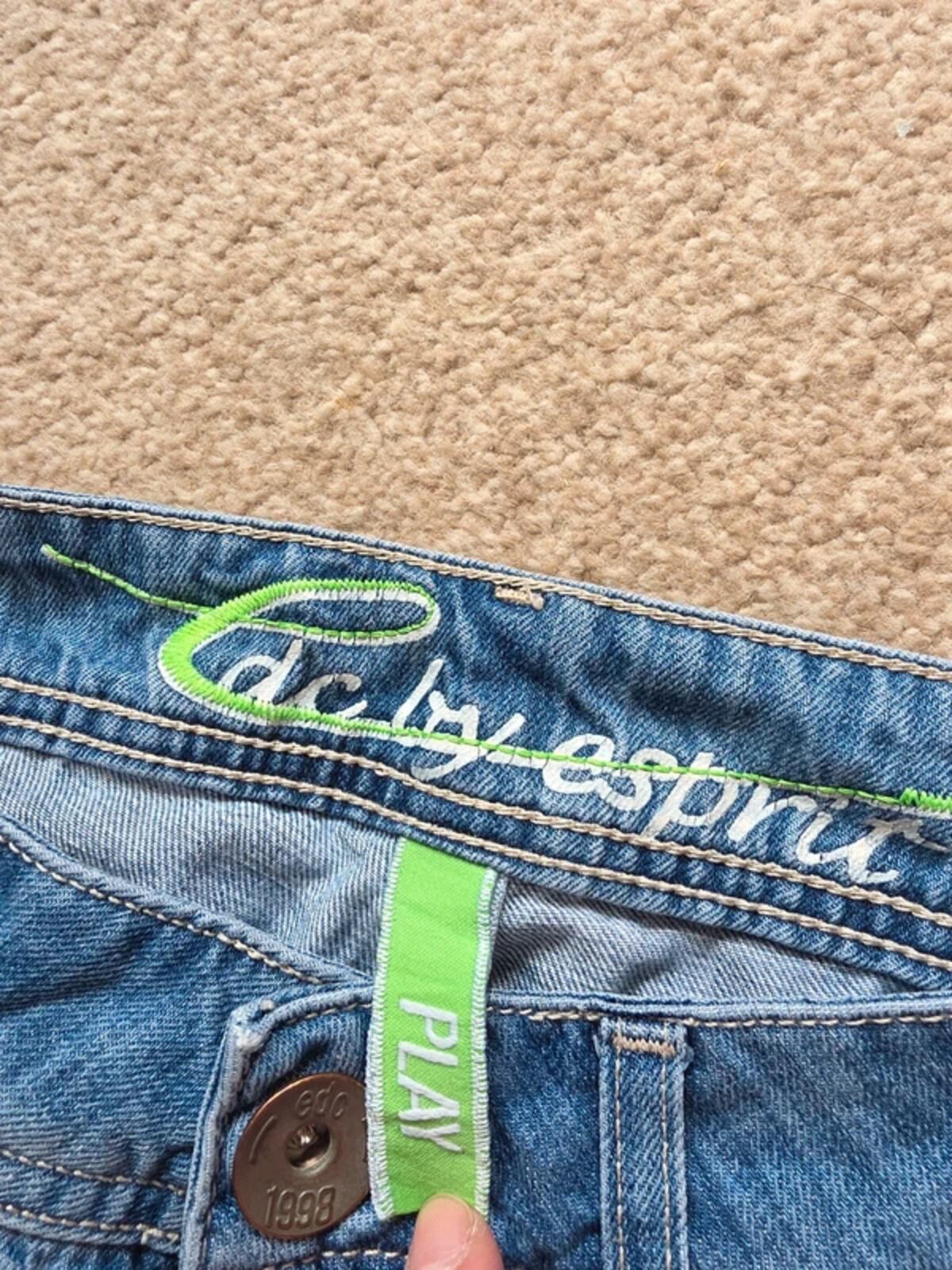 EDC by Esprit Low Rise Denim Shorts UK Size 6/8