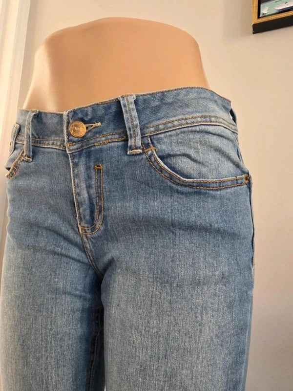 Dereon Low Rise Straight Leg Vintage Y2K Jeans UK Size 10