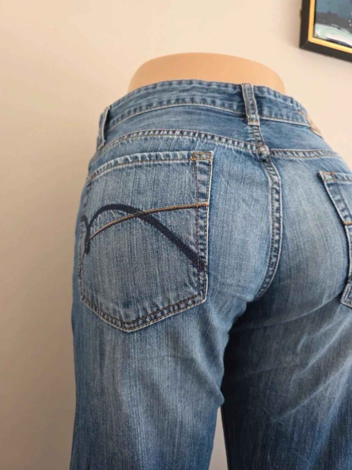 Mavi Mid Rise Loose Bootcut Vintage Y2K Jeans UK Size 10