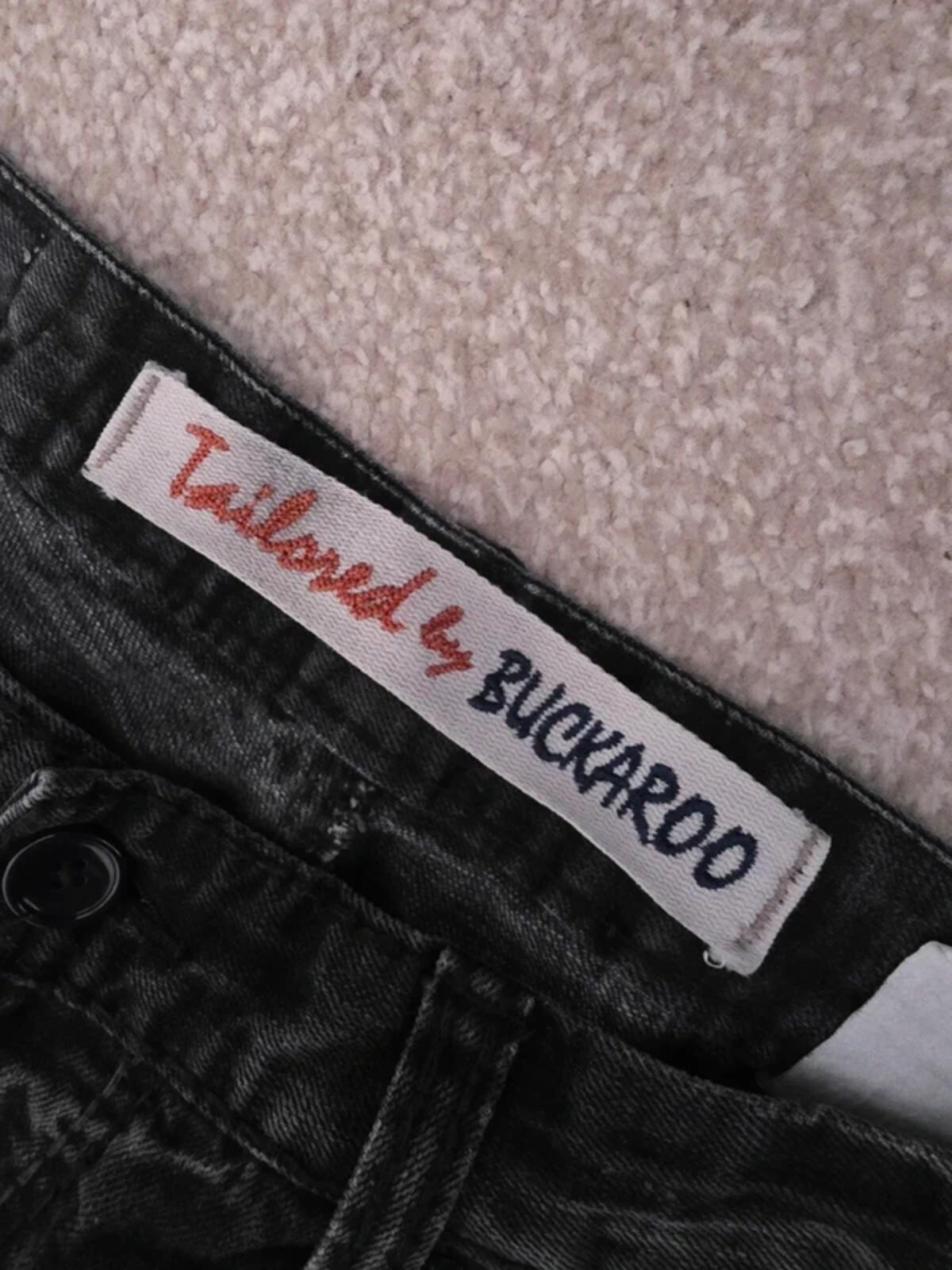 Buckaroo Mid Rise Slim Cropped Vintage Y2K Jeans UK Size 16