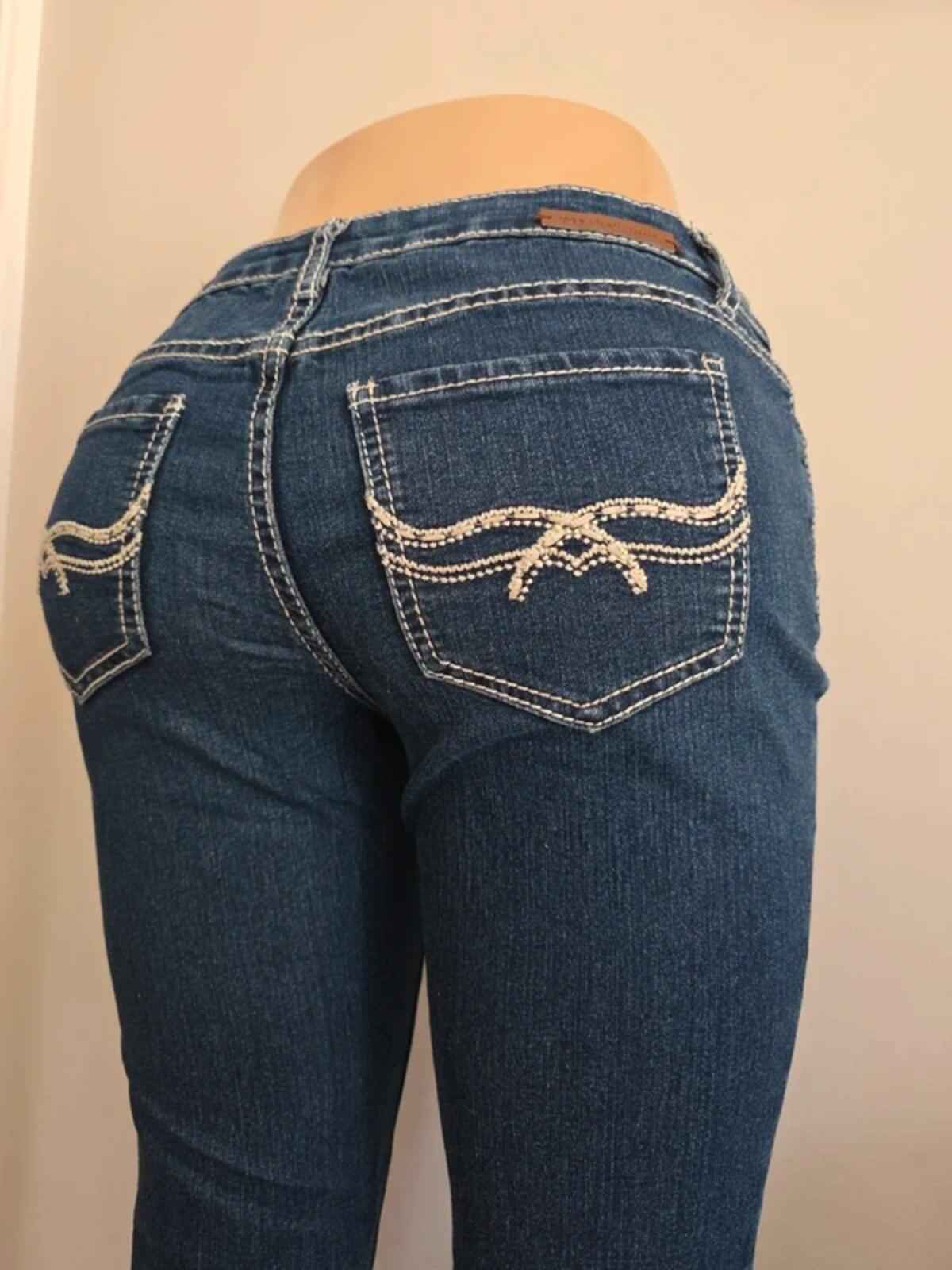 Myth of Jade Mid Rise Skinny Vintage Y2K Jeans UK Size 10