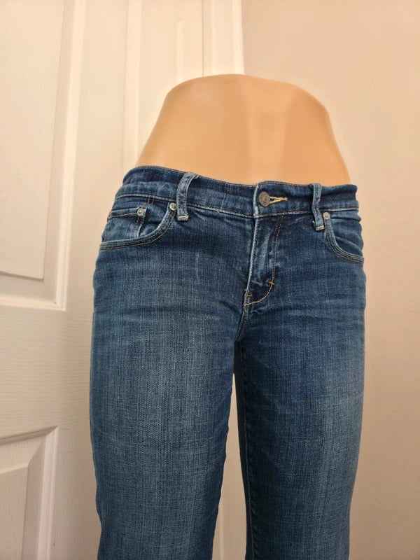 Abercrombie & Fitch Low Rise Bootcut Vintage Y2K Jeans UK Size 8 Tall