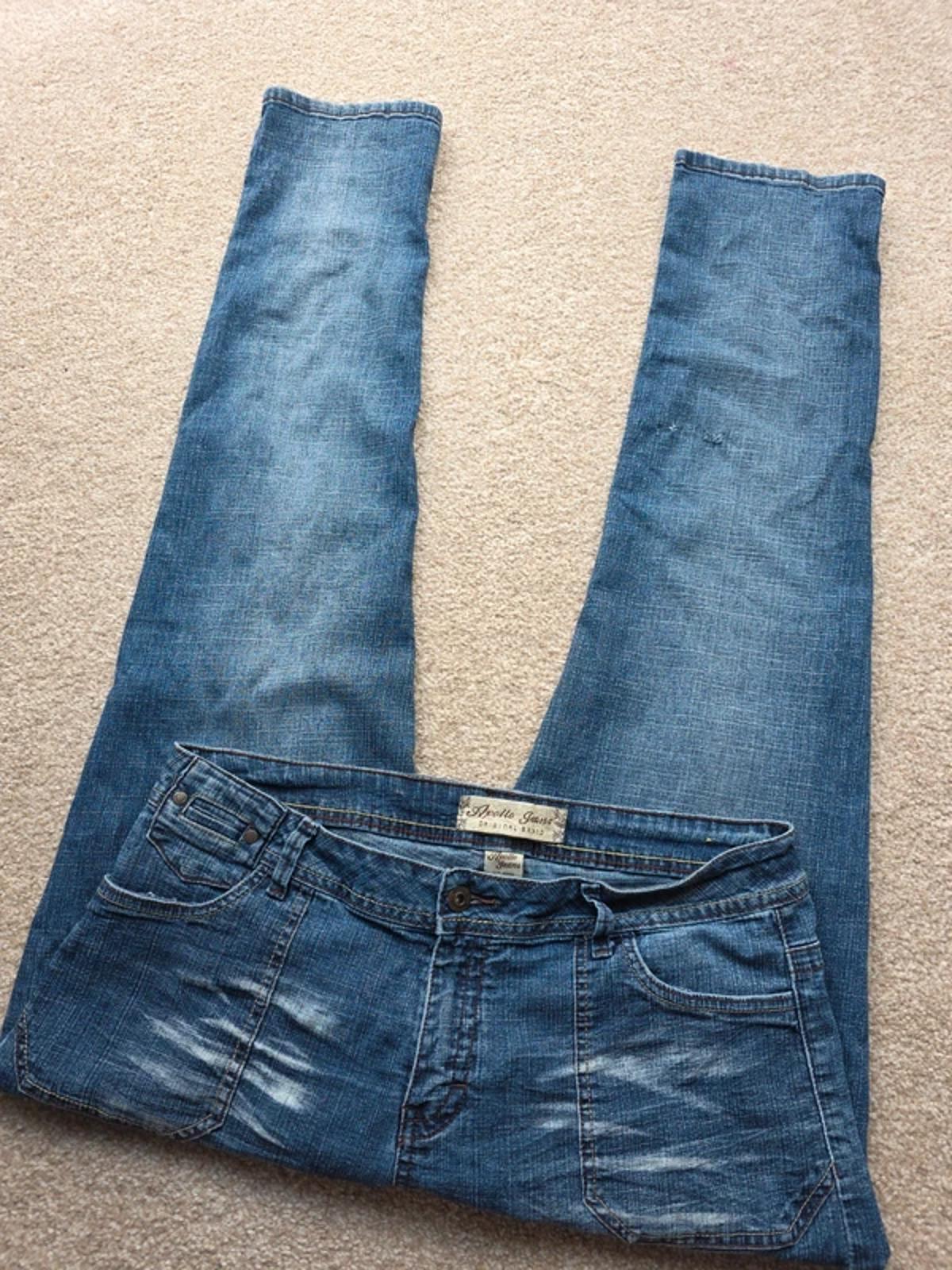 Vintage Y2K Apollo Jeans Mid Rise Slim Jeans UK Size 16