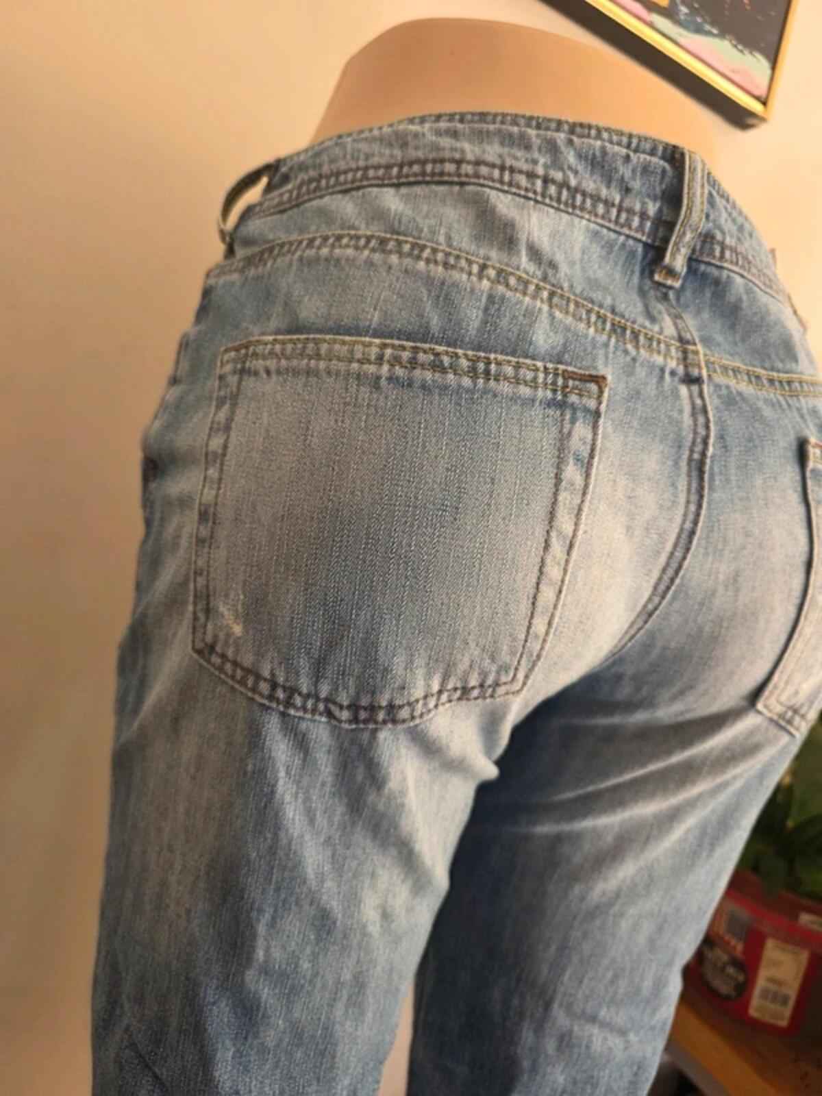 World Jeans International Mid Rise Capri Jeans UK Size 10