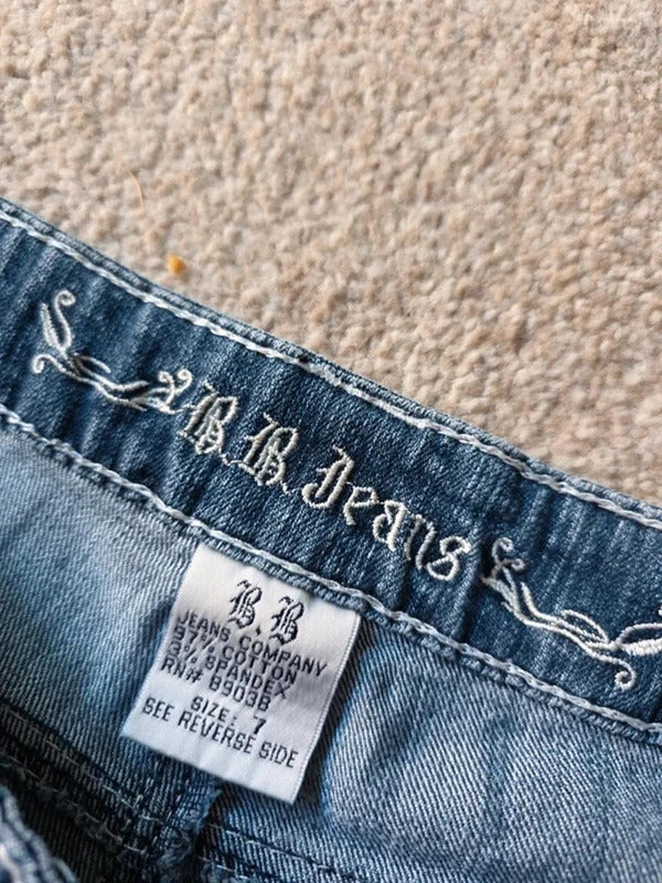 Vintage Y2K B.B Jeans Mid Rise Skinny Jeans UK Size 12