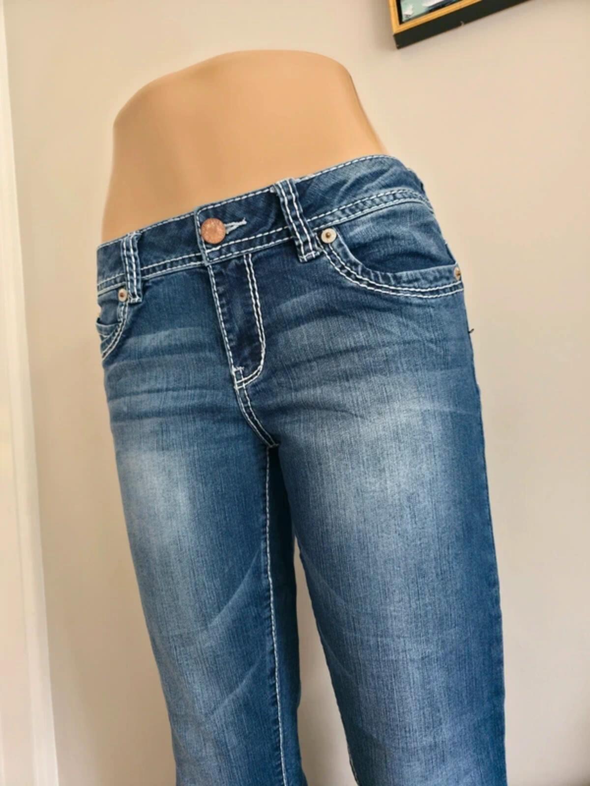 YMI Low Rise Bootcut Vintage Y2K Jeans UK Size 12 Tall