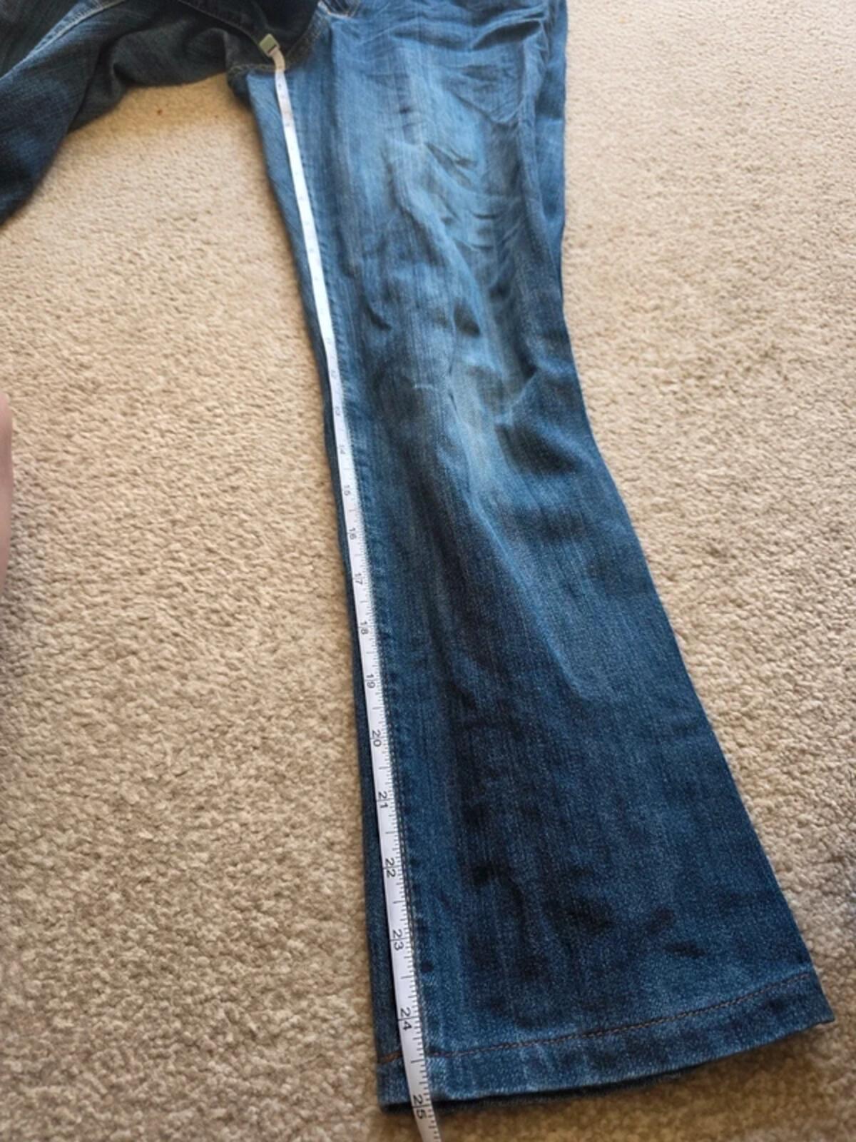 Vintage Y2K G.U. Mid Rise Cropped Jeans UK Size 8 tall