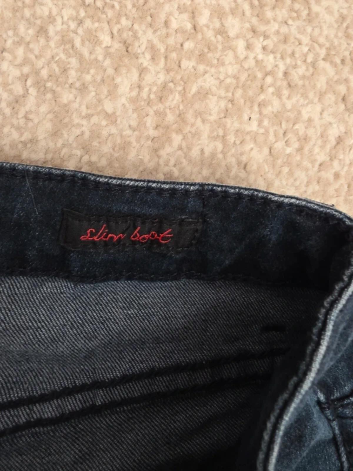 Earl Slim Boot Mid Rise Vintage Y2K Jeans UK Size 8