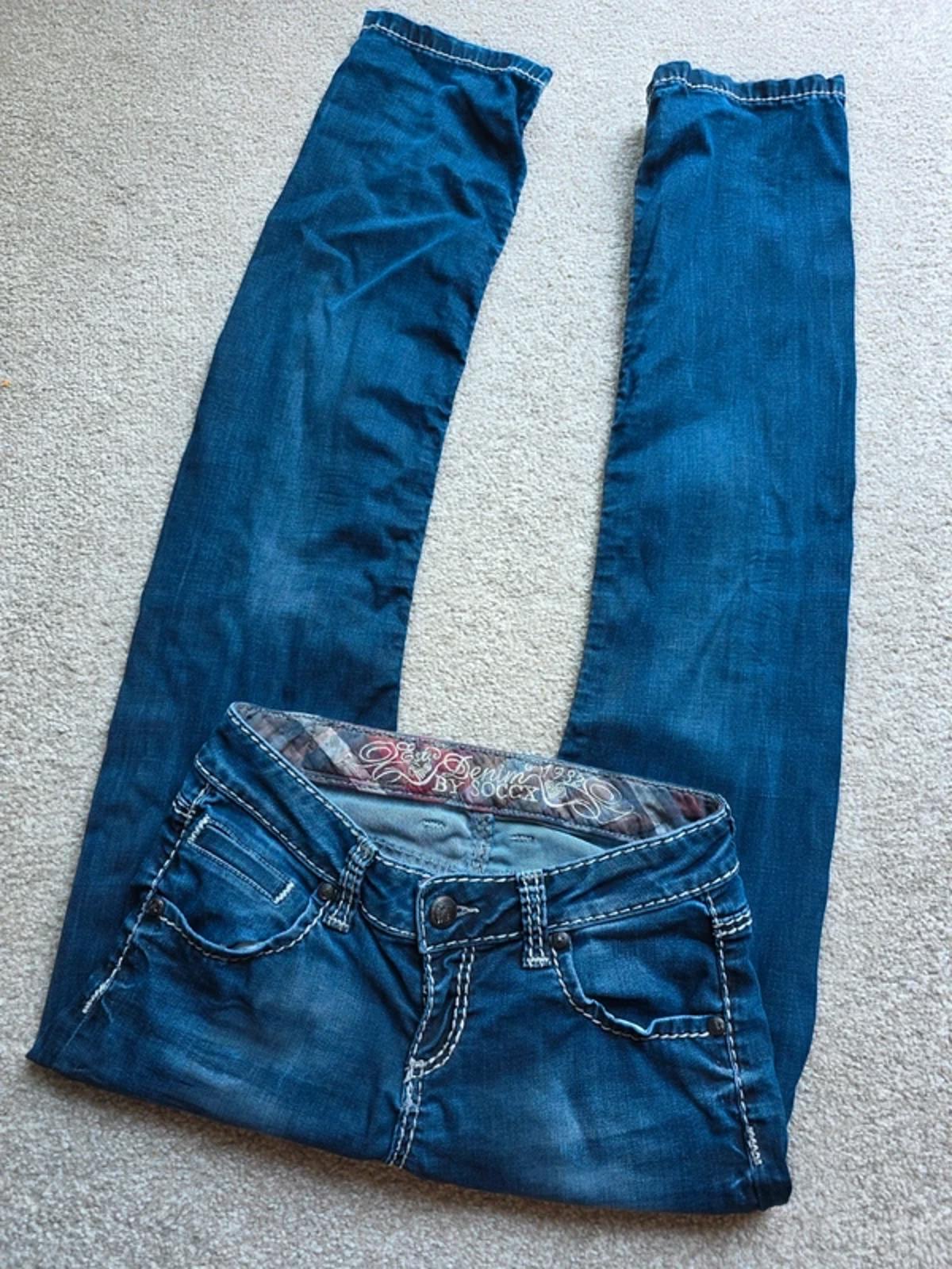Vintage Y2K Soccx Super Low Rise Bootcut Jeans UK Size 8