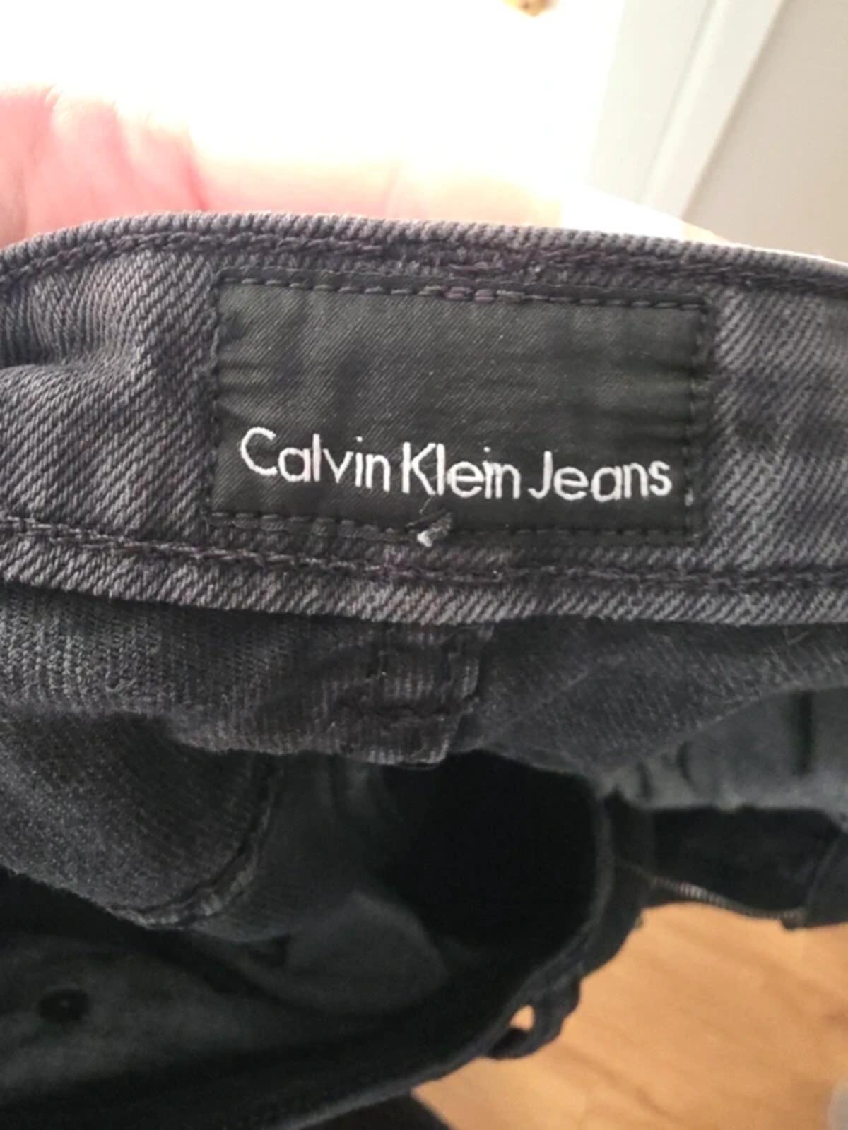 Calvin Klein Low Rise Straight Vintage Y2K Jeans UK Size 10
