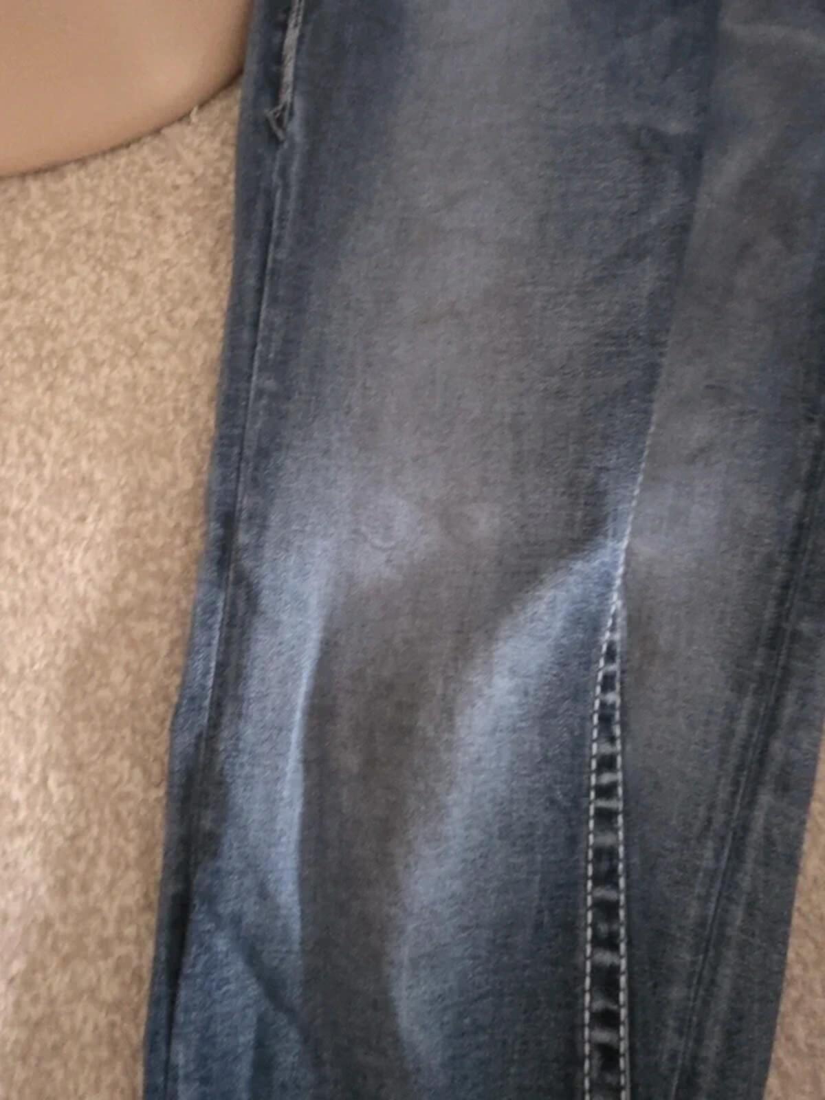 Buckle Black Vintage Y2K Low Mid Rise Bootcut Jeans UK Size 8
