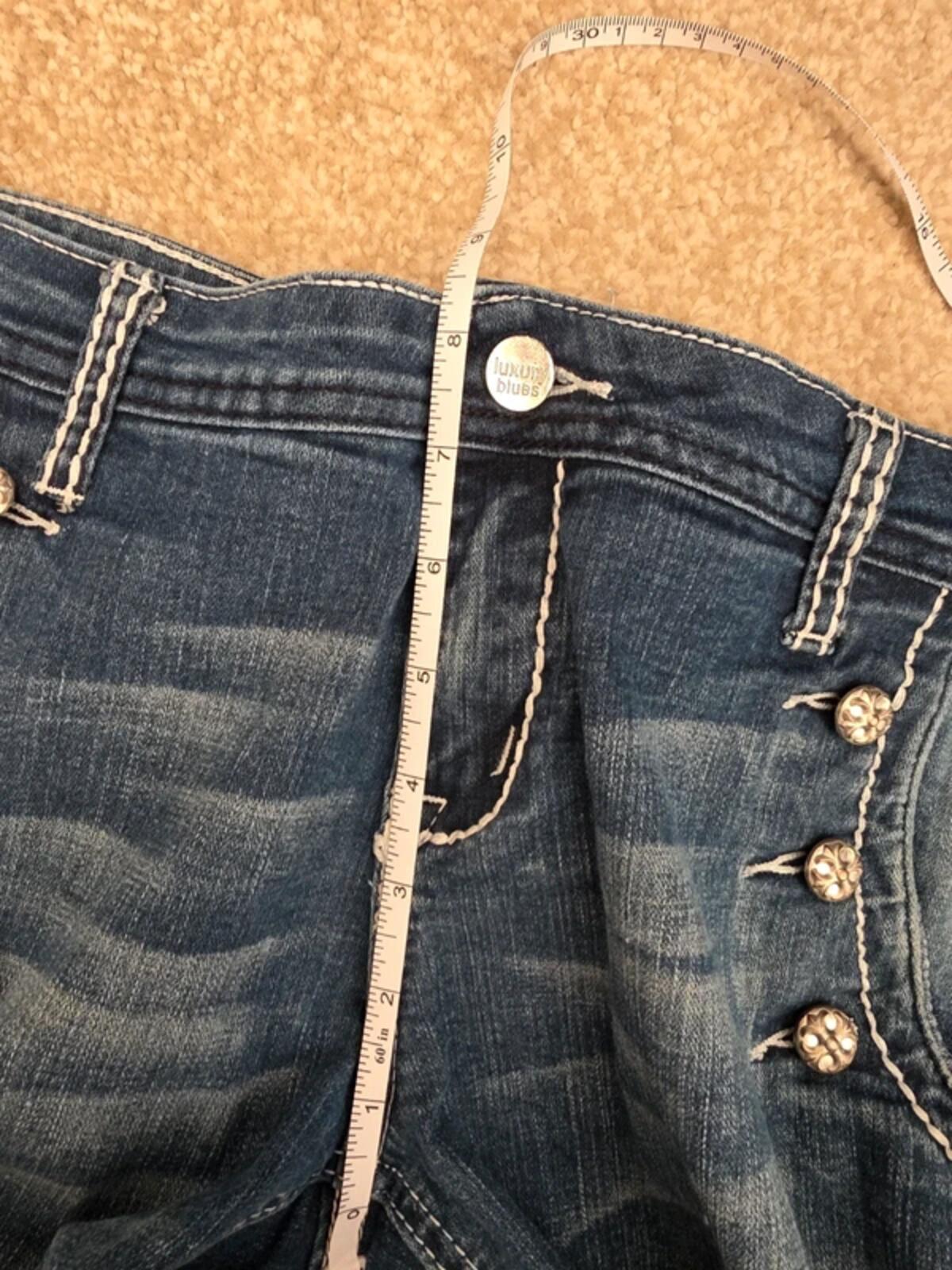 Luxury Blues Mid Rise Bootcut Vintage Y2K Jeans UK Size 12
