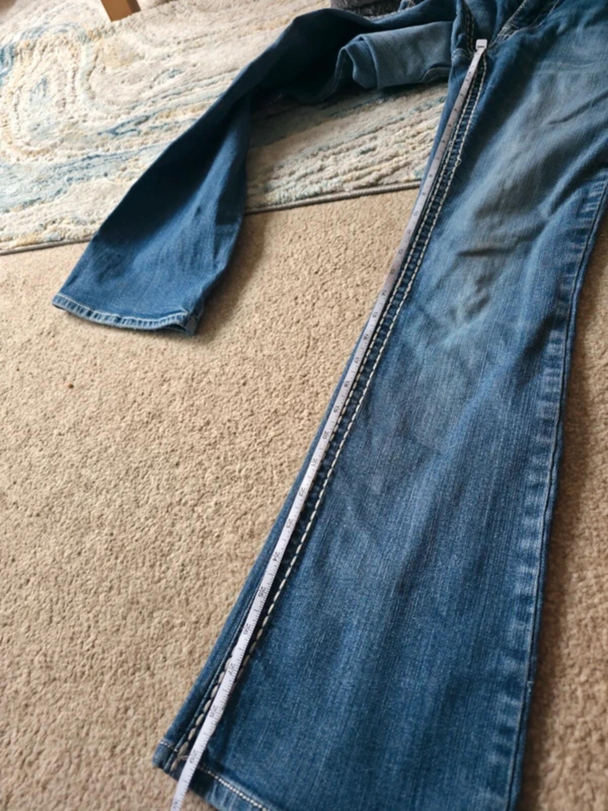 Paisley's Sky Low Rise Bootcut Vintage Y2K Jeans UK Size 10 Petite