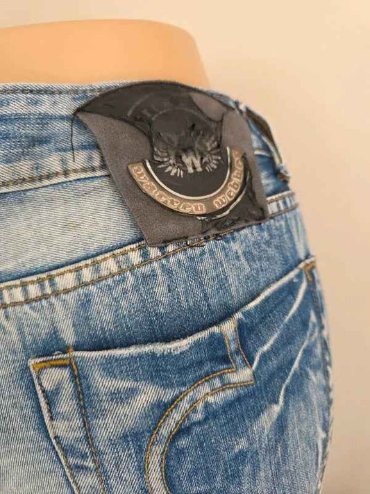 Warren Webber Mid Rise Straight Leg Tall Jeans UK Size 12/14