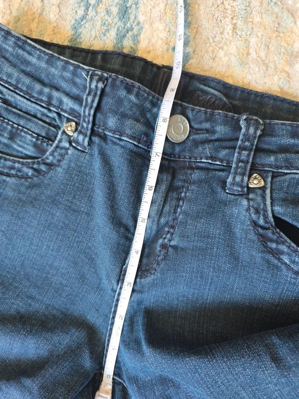 HUT by Franz Kraler Vintage Y2K Low Rise Bootcut Jeans UK Size 8/10