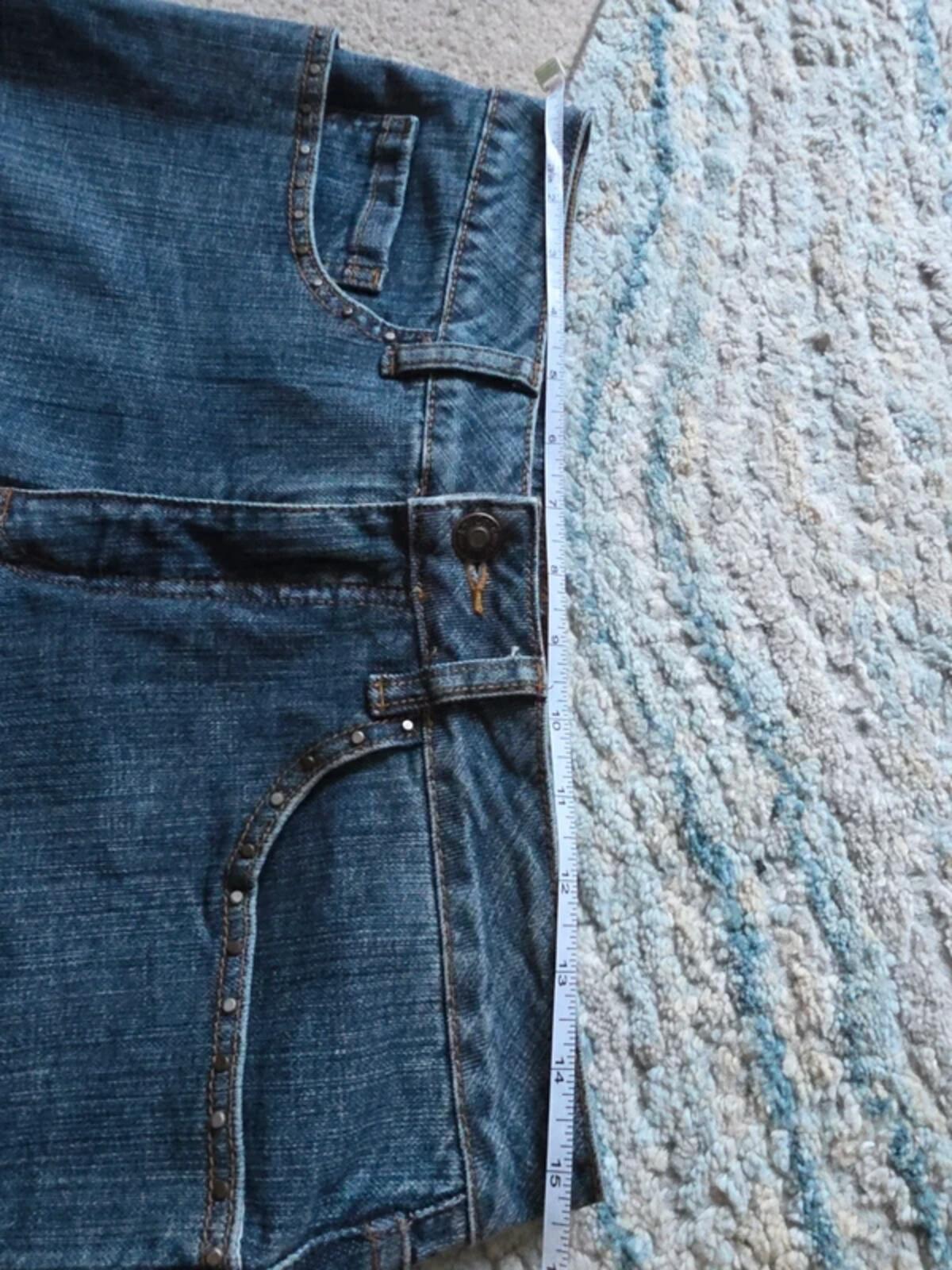 Coldwater Creek High Rise Bootcut Jeans UK Size 10 Tall