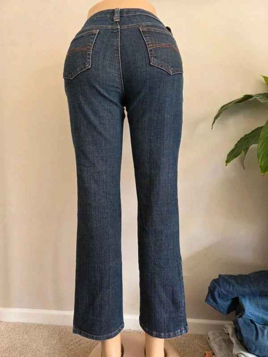 Vintage Y2K St. John’s Bay Mid Rise Straight Jeans UK Size 12 Petite