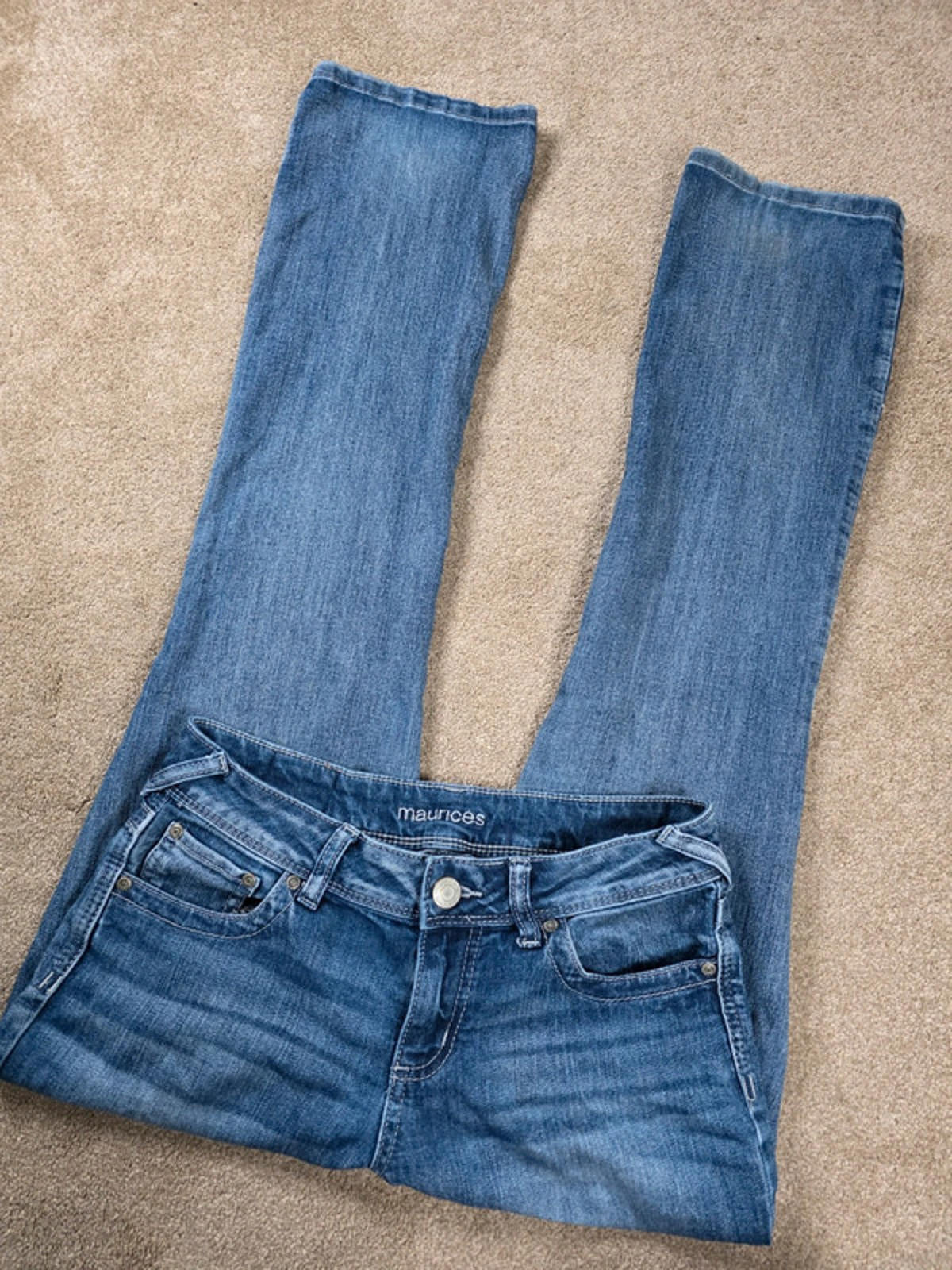 Vintage Y2K Maurices Low Rise Bootcut Jeans UK Size 10