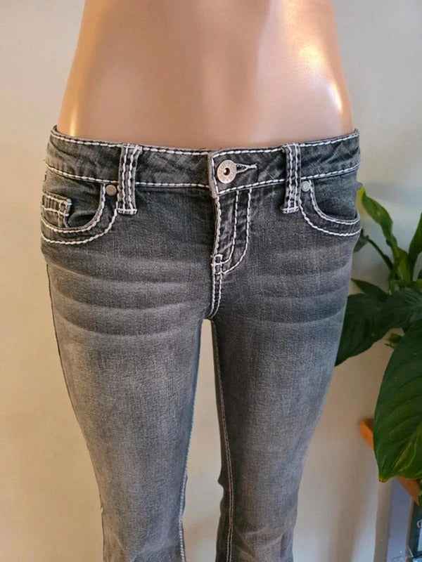 Vintage Y2K Seductions Low Rise Bootcut Jeans UK Size 8/10