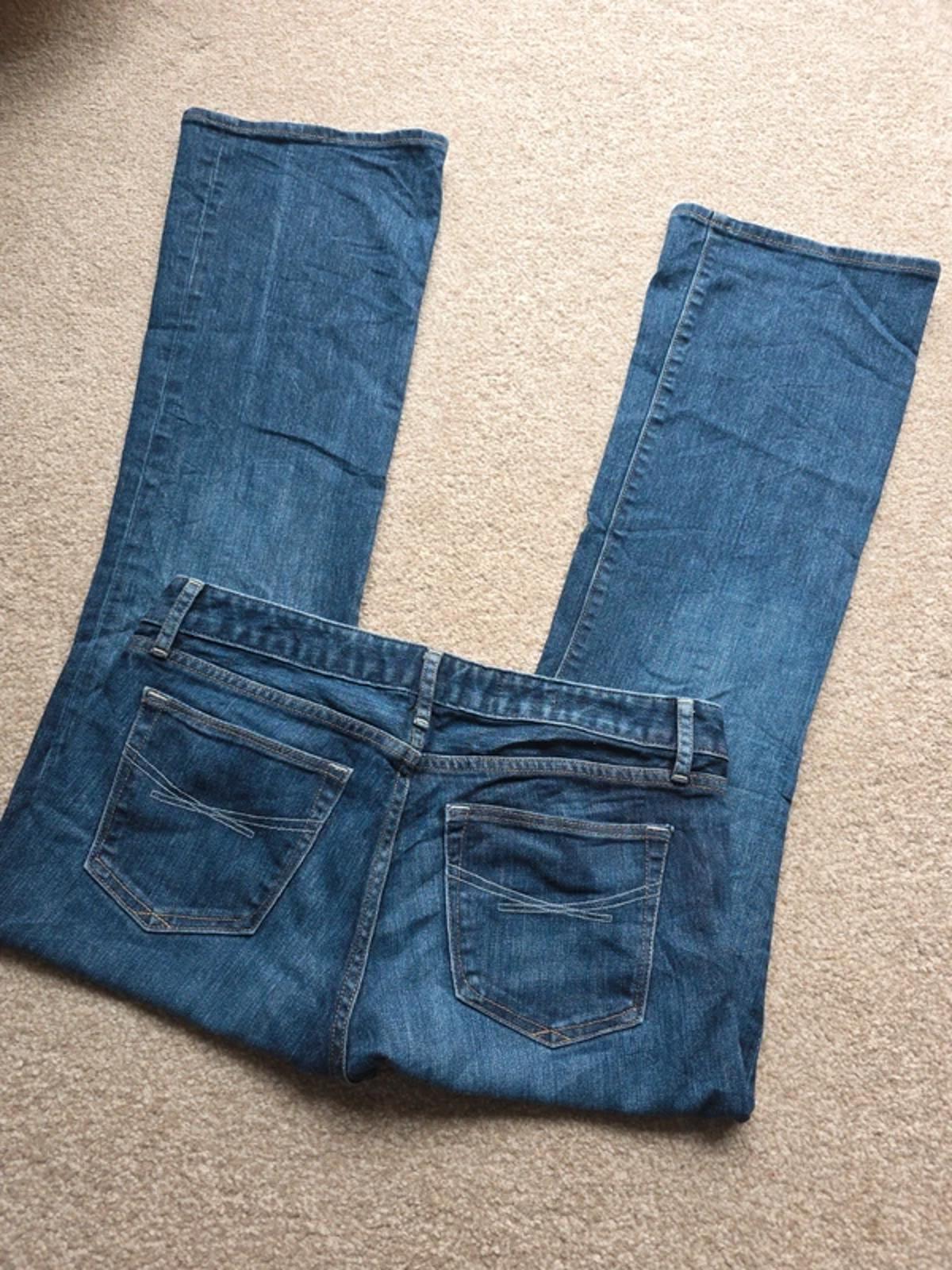 Vintage Y2K GAP Low Rise Bootcut Jeans UK Size 12 Petite