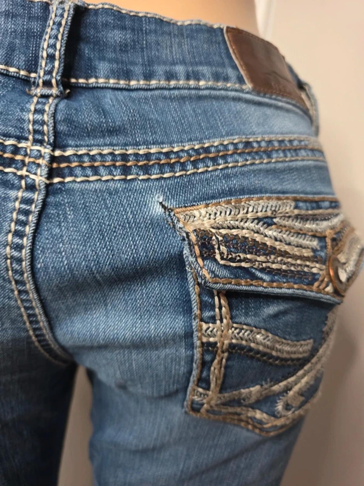 Maurices Low Rise Bootcut Jeans UK Size 10/12 Vintage Y2K