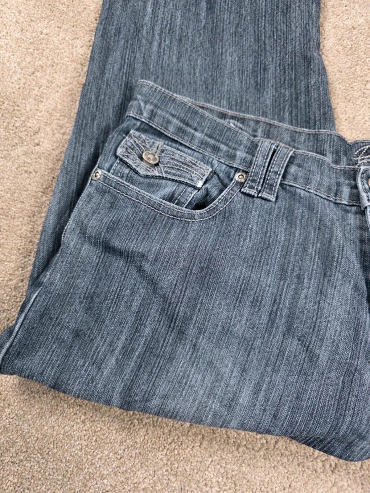 Vintage Y2K Point Zero Mid Rise Bootcut Jeans UK Size 14