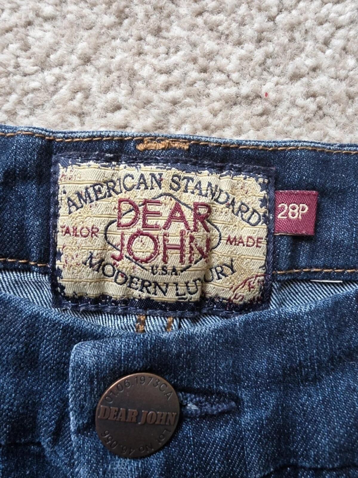 Vintage Y2K Dear John Mid Rise Bootcut Jeans UK Size 10