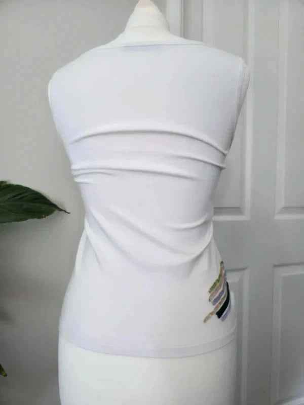 Compagnia Italiana Embroidered Art Top UK Size 10