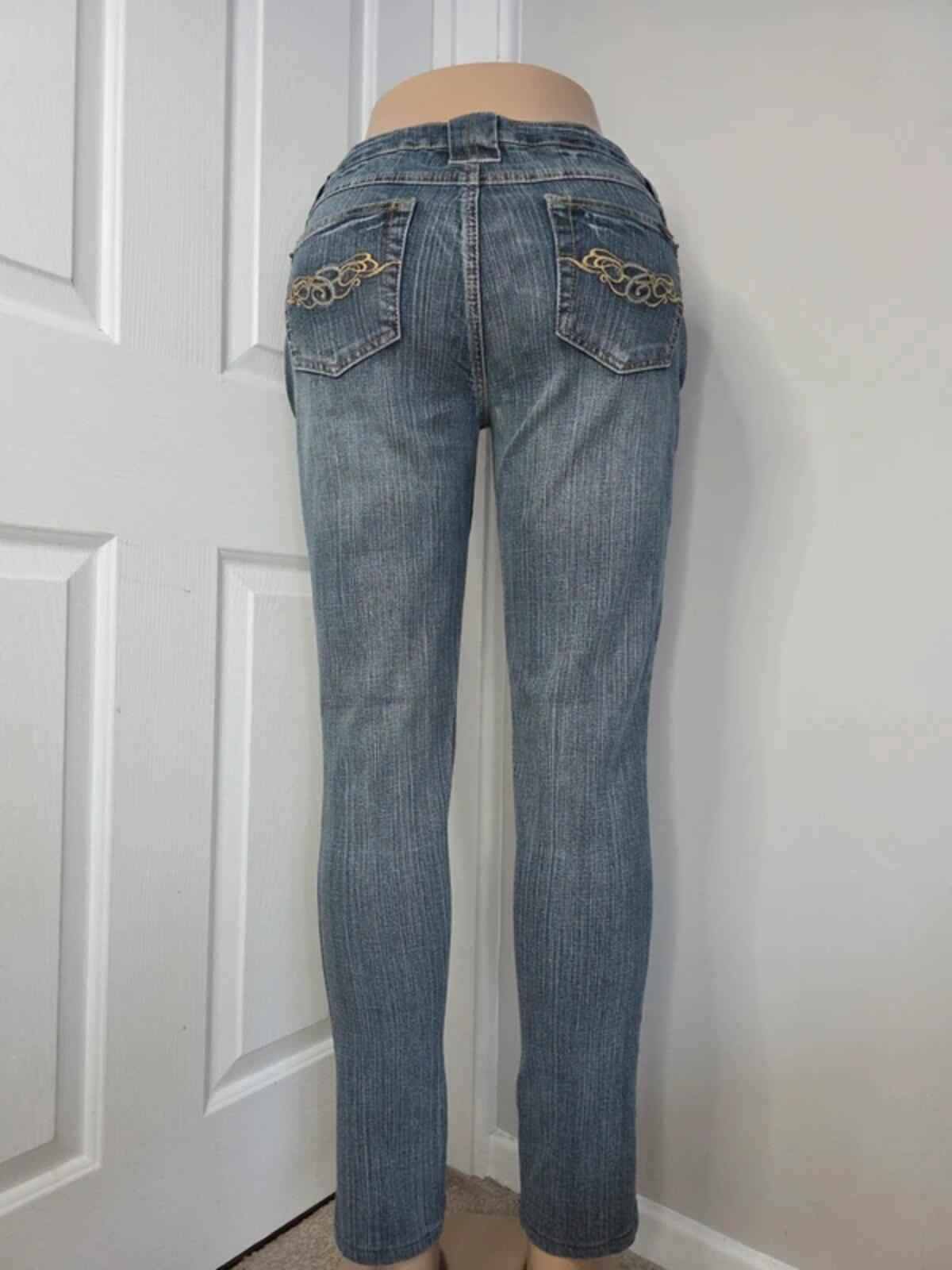 Candie's Low Rise Skinny Vintage Y2K Jeans UK Size 10 Petite