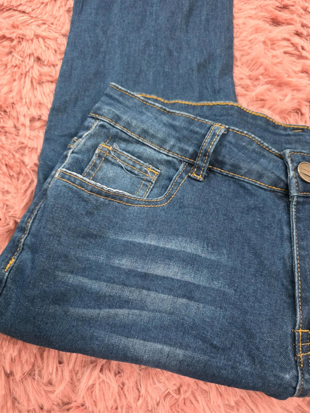 Vintage Y2K Flared Mid Rise Jeans UK size 12